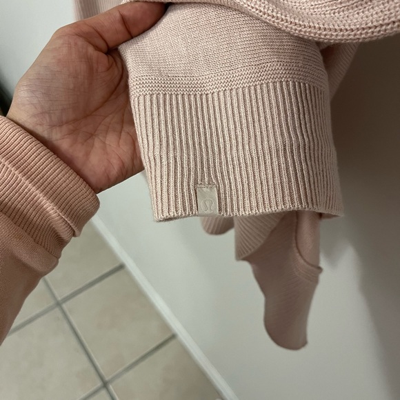 Lululemon Cashlu Knit Wrap Pink Bliss - Picture 14 of 15